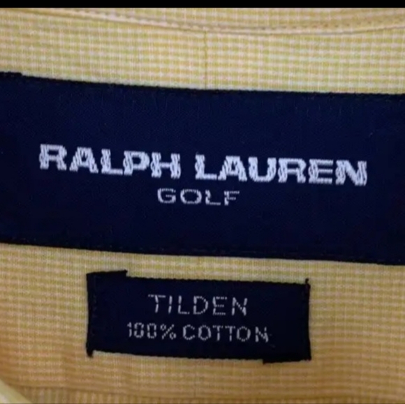 Ralph Lauren Men's Classic Golf Shirt, Size: XL Color: Yellow - Picture 5 of 13